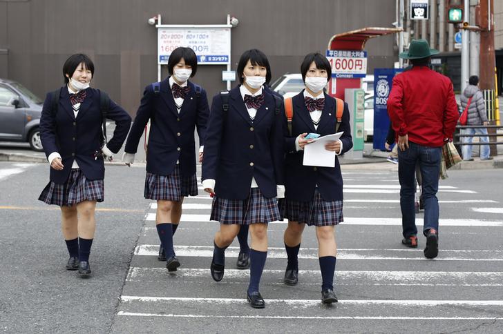 Best of Japanese school girls up skirt