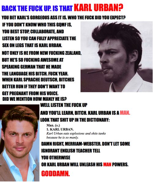 dianne roy recommends Karl Urban Dictionary