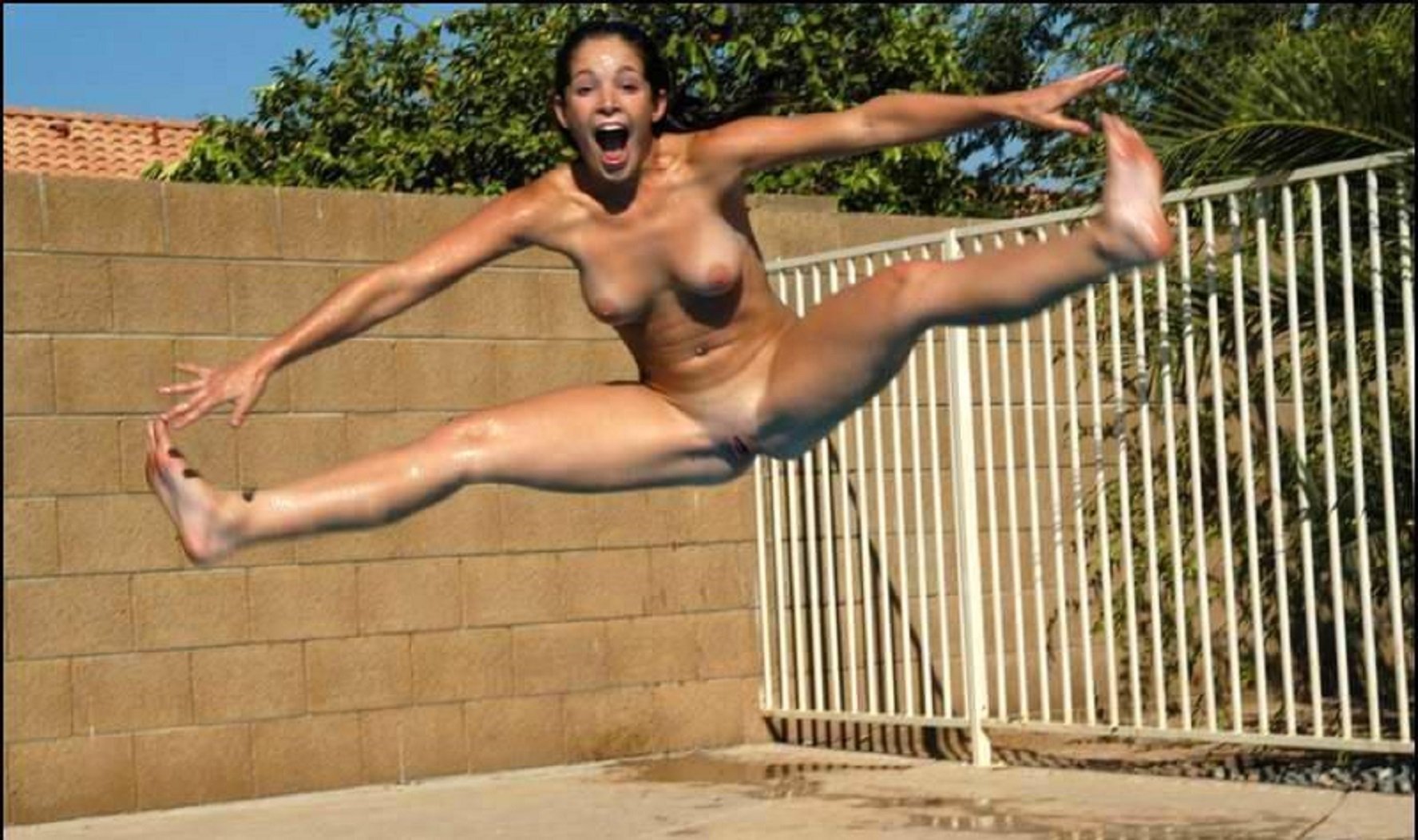 donna beaudry recommends nude girls on trampoline pic