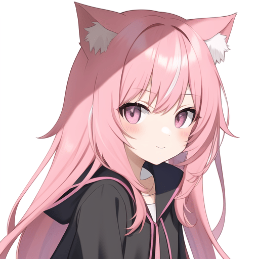 Best of Pink haired cat girl