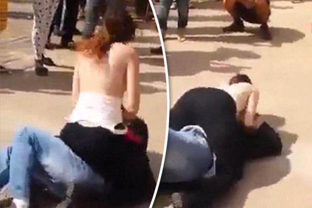 Best of Woman pinning man down